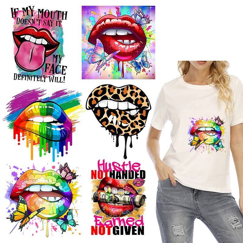 3D Printing Vinyl - สติกเกอร์ไวนิลพิมพ์ลายเสือดาวเซ็กซี่สำหรับผู้หญิงสติกเกอร์รีดติดด้วยความร้อนพิมพ์ลายแฟชั่นสีสันสดใส DTF แผ่นรีดร้อน