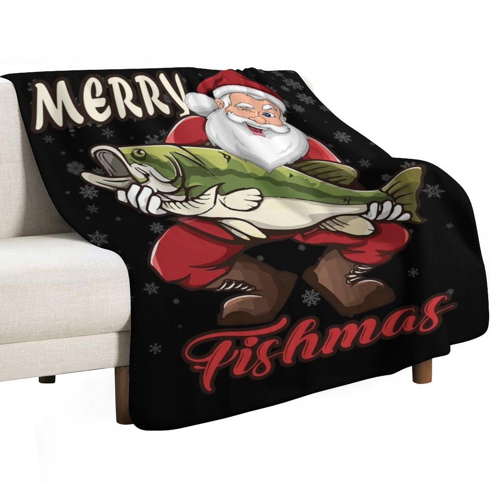 เมอร์รี่ ฟิชมาส - ผ้าห่มลายปลา - 3D Printing Xmas Ideas บทวิจารณ์และราคา