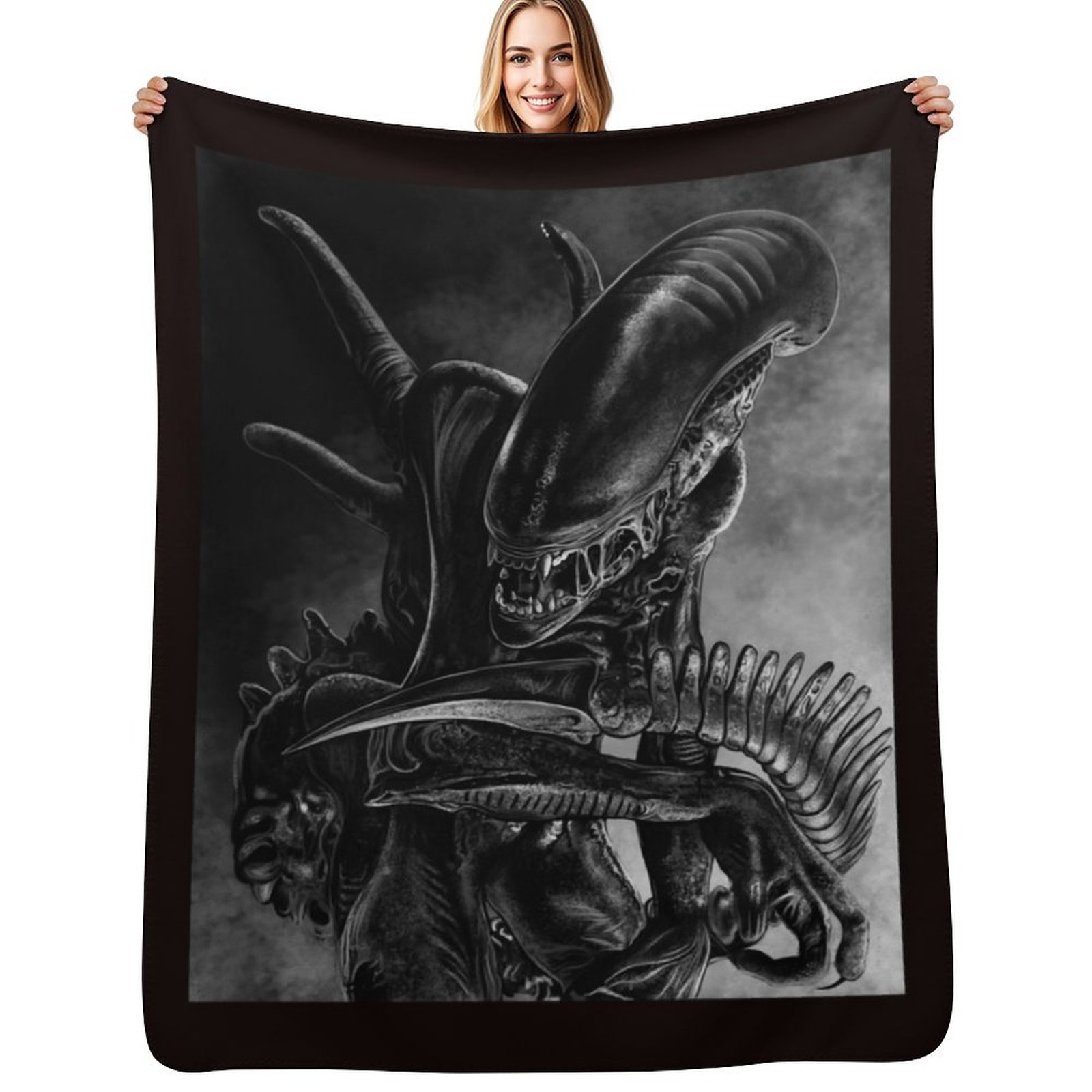 ผ้าห่มลายซีโนมอร์ฟ ผ้าห่มตกแต่ - 3D Printing Xenomorph บทวิจารณ์และราคา
