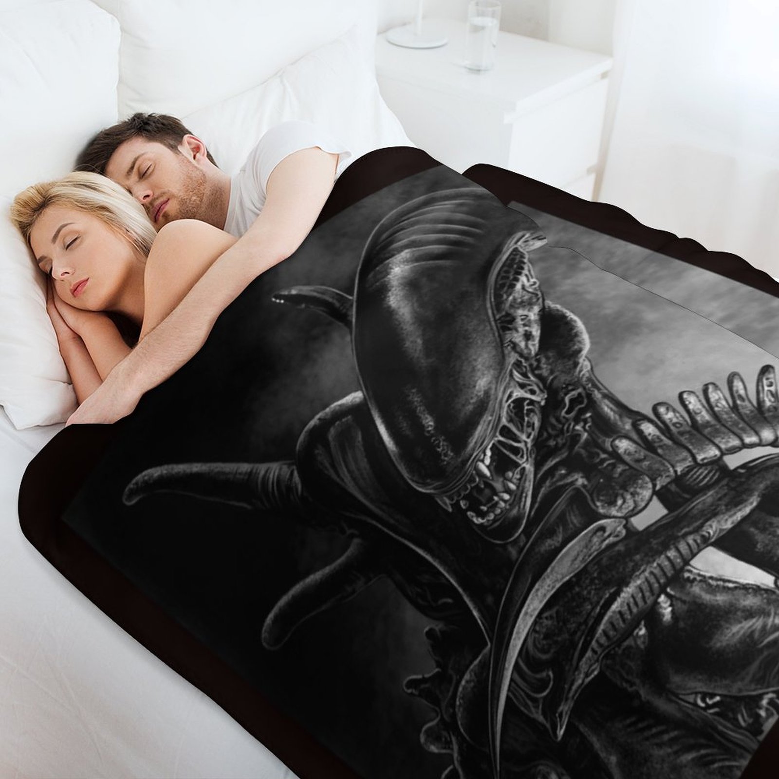 ผ้าห่มลายซีโนมอร์ฟ ผ้าห่มตกแต่ - 3D Printing Xenomorph บทวิจารณ์และราคา