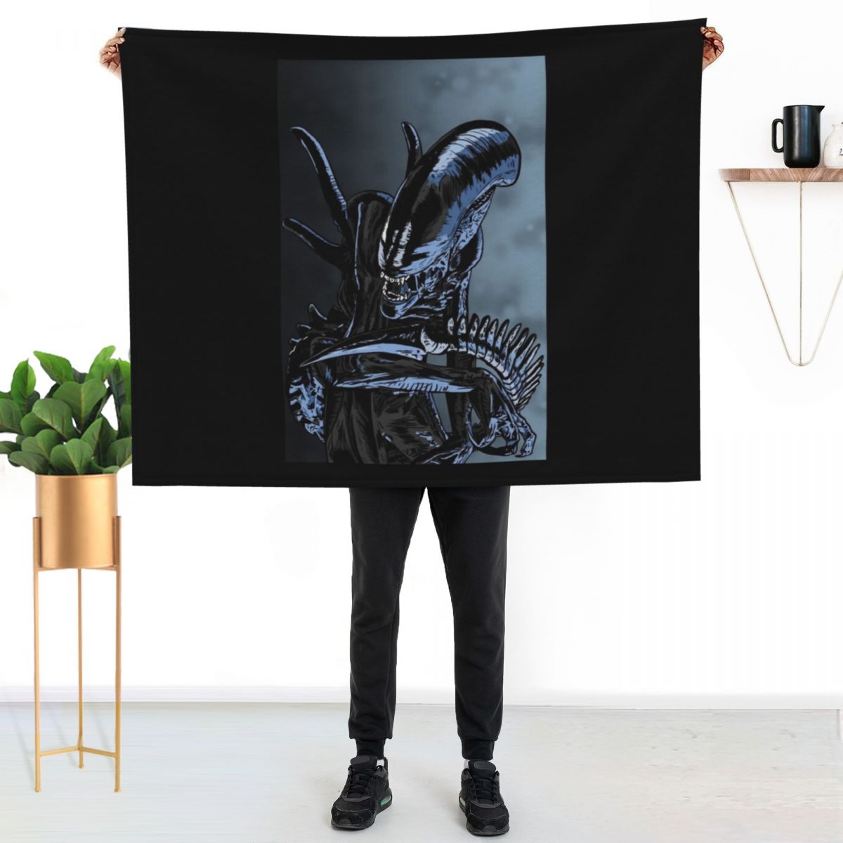 ผ้าห่มลายเซโนมอร์ฟ ผ้าห่มนุ่มส - 3D Printing Xenomorph บทวิจารณ์และราคา
