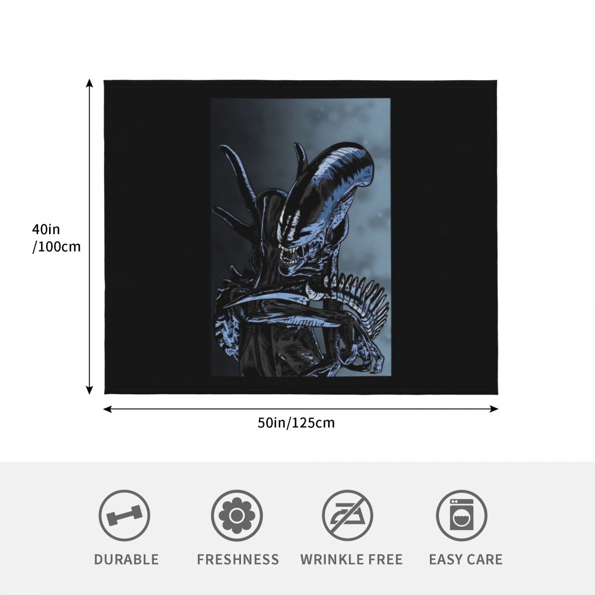 ผ้าห่มลายเซโนมอร์ฟ ผ้าห่มนุ่มส - 3D Printing Xenomorph บทวิจารณ์และราคา