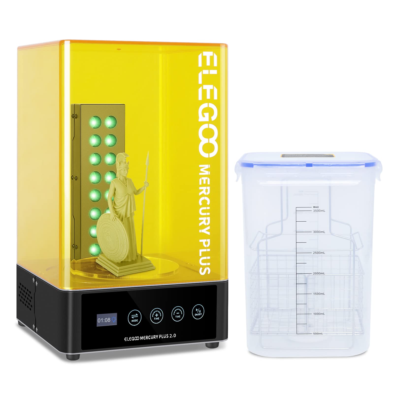 เครื่องล้างและอบแห้ง ELEGOO Pl - Resin Curing Station บทวิจารณ์และราคา